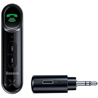 Bluetoooth audio adaptér Baseus Qiyin černý
