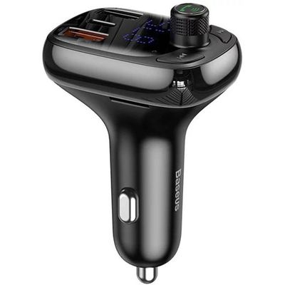 Bluetooth FM Transmiter Baseus S13 T-shaped černý