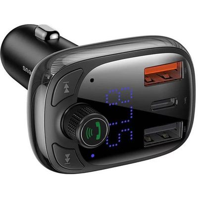 Bluetooth FM Transmiter Baseus S13 T-shaped černý