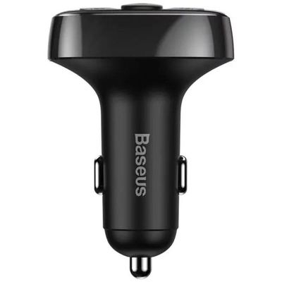 Bluetooth MP3 FM Transmiter Baseus s nabíjením 2xUSB 3.4A černý