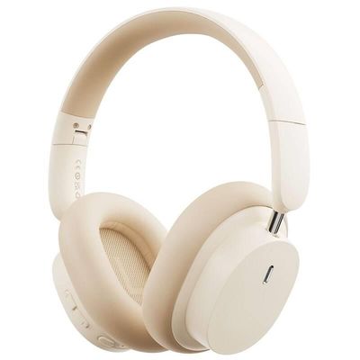Bluetooth sluchátka Baseus Bowie D05 krémově bílé