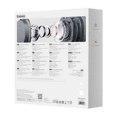 Bluetooth sluchátka Baseus Bowie D05 šedé