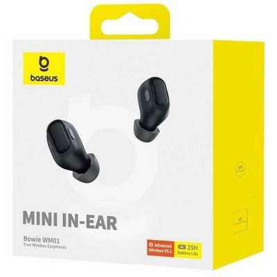 Bluetooth sluchátka Baseus Bowie WM01 černé