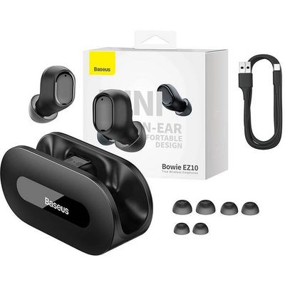 Bluetooth sluchátka Baseus Bowie EZ10 černé