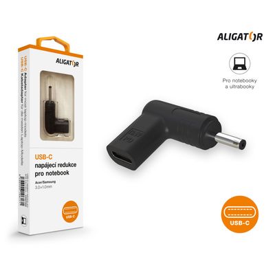 USB-C napájecí redukce 3,0 x 1,0 mm pro notebooky Acer/Samsung