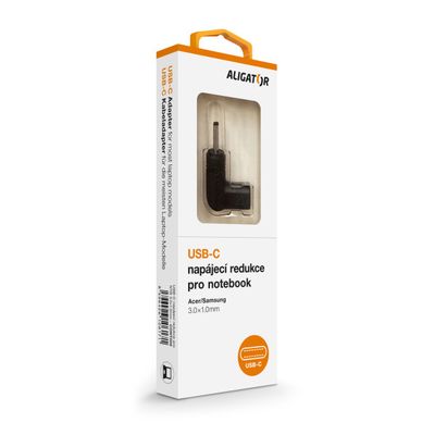 USB-C napájecí redukce 3,0 x 1,0 mm pro notebooky Acer/Samsung