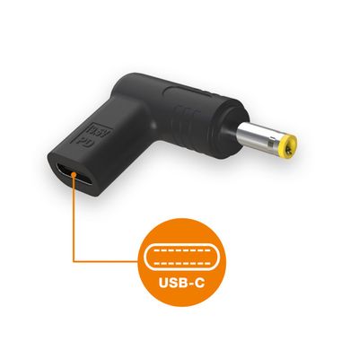 USB-C napájecí redukce 4,0 x 1,7 mm pro notebooky HP/Lenovo