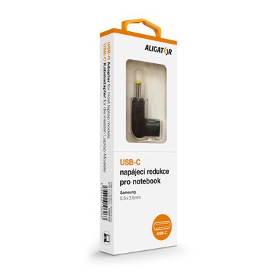 USB-C napájecí redukce 5,5x3,0 mm pro notebooky Samsung