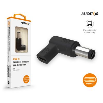 USB-C napájecí redukce 7,4 x 5,0 mm pro notebooky Dell
