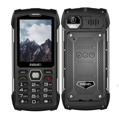 EVOLVEO StrongPhone H1 černo-stříbrný
