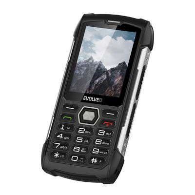 EVOLVEO StrongPhone H1 černo-stříbrný