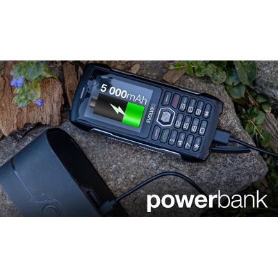 EVOLVEO StrongPhone H1 černo-šedý