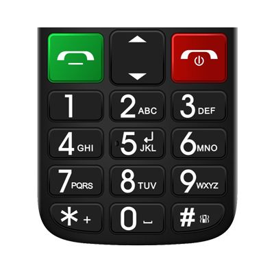 EVOLVEO EasyPhone FL černý
