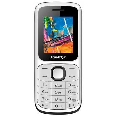 Aligator D210 Dual Sim bílo-černý
