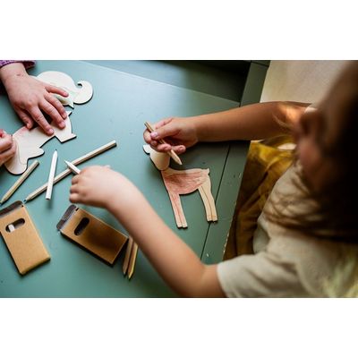 BeWooden Maluj a obkresluj - Lišárna
