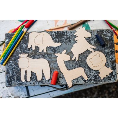 BeWooden Maluj a obkresluj - Divočina