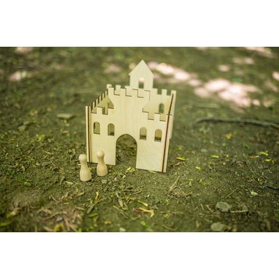 BeWooden Dřevěný Panáčkův hrad 1kk