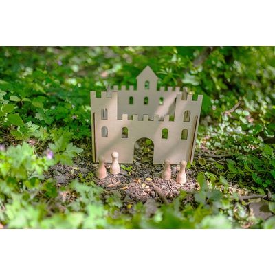 BeWooden Dřevěný hrad Panáčkovo království