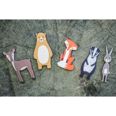BeWooden Dřevěná magnetka liška Eliška