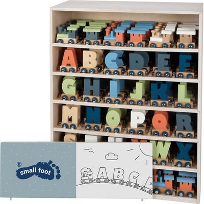small foot Displej Polární vláček abeceda 180 ks