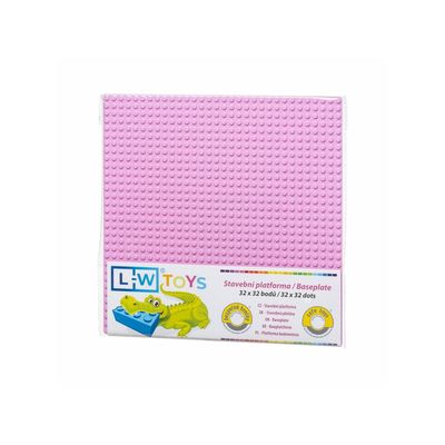 L-W Toys Základová deska 32x32 růžová