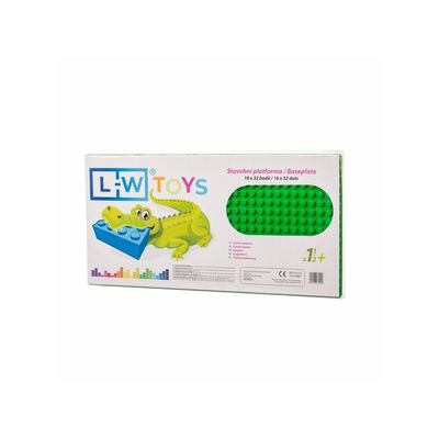 L-W Toys Podložka na stavění JUNIOR 16x32 bodů zelená