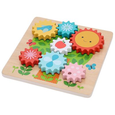 Petit Collage Puzzle ozubená kolečka stromeček