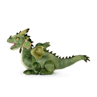 Rappa Plyšový drak zelený 40 cm ECO-FRIENDLY