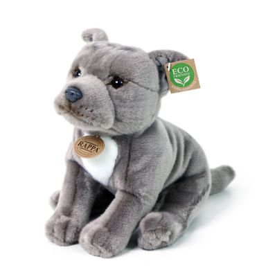 Rappa Plyšový pes stafordšírský bulteriér 30 cm ECO-FRIENDLY