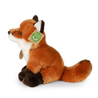 Rappa Plyšová liška sedící 21 cm ECO-FRIENDLY