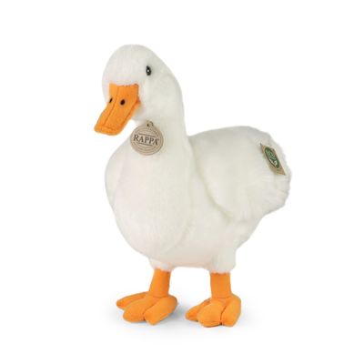 Rappa Plyšová kachna bílá 33 cm ECO-FRIENDLY