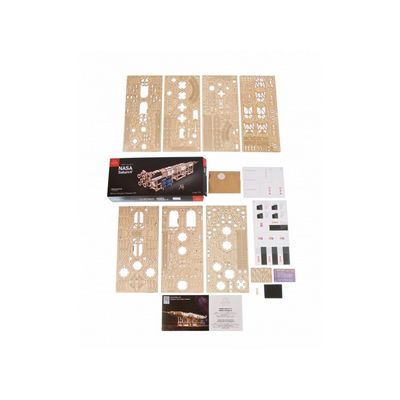 Ugears 3D dřevěné mechanické puzzle NASA, Saturn V