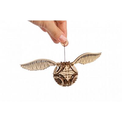 Ugears 3D dřevěné mechanické puzzle Zlatonka, Harry Potter