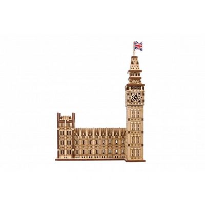 Ugears 3D dřevěné mechanické puzzle Big Ben