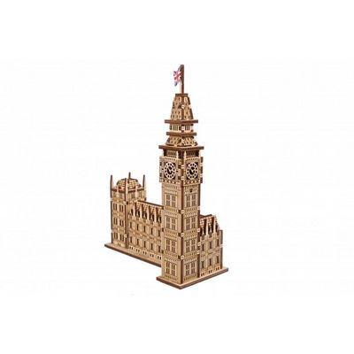 Ugears 3D dřevěné mechanické puzzle Big Ben