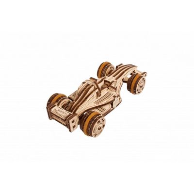 Ugears 3D dřevěné mechanické puzzle Compact Racer