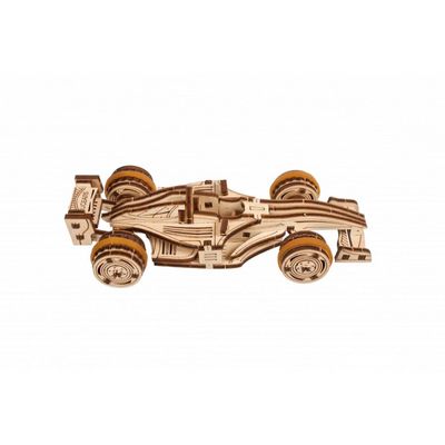 Ugears 3D dřevěné mechanické puzzle Compact Racer