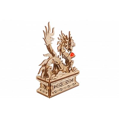 Ugears 3D dřevěné mechanické puzzle Drak
