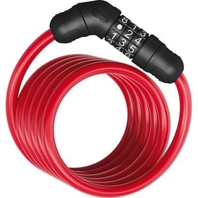 Abus 4508C/150/8 Star Lankový / spirálový zámek na kód - červený