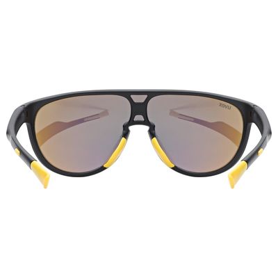 Sluneční brýle UVEX SPORTSTYLE 515 BLACK MATT/MIR. YELLOW