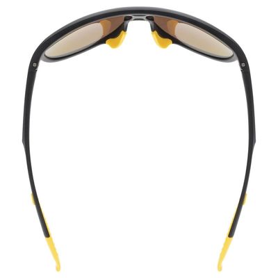 Sluneční brýle UVEX SPORTSTYLE 515 BLACK MATT/MIR. YELLOW