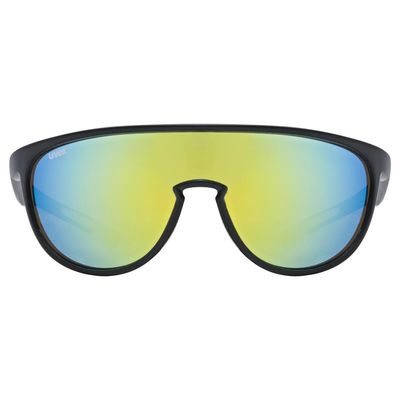 Sluneční brýle UVEX SPORTSTYLE 515 BLACK MATT/MIR. YELLOW