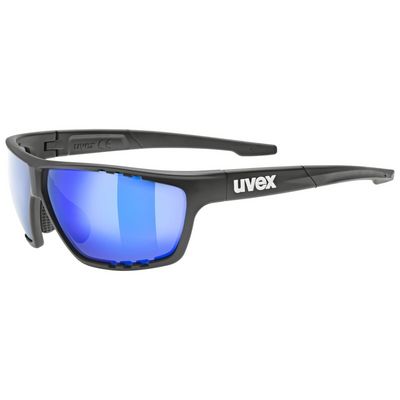 Sluneční brýle UVEX SPORTSTYLE 706 BLACK MAT / MIR.BLUE