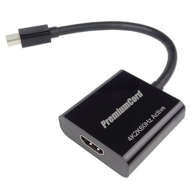 PremiumCord adaptér mini DisplayPort - HDMI Male/Female, 3D, 4K*2K@60Hz