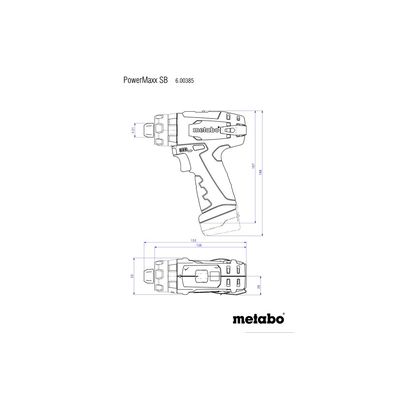 Metabo POWERMAXX SB BASIC 2x2,0Ah (600385500)