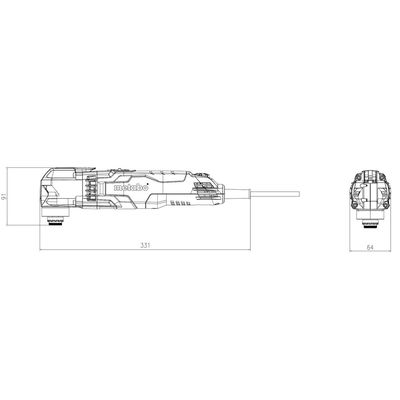 Metabo MT 400 QUICK (601406000)