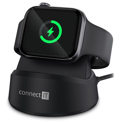 CONNECT IT WatchCharger bezdrátová nabíječka kompatibilní s Apple, černá