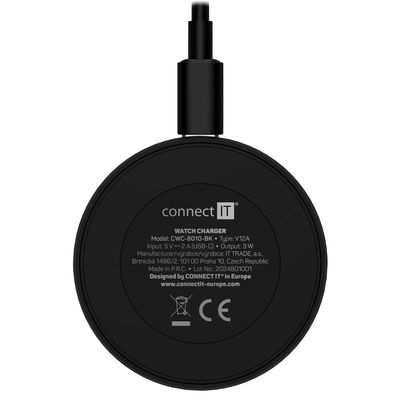 CONNECT IT WatchCharger bezdrátová nabíječka kompatibilní se Samsung, černá