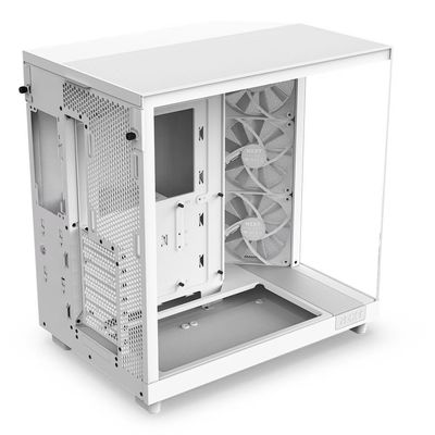 NZXT H6 Flow, bílá