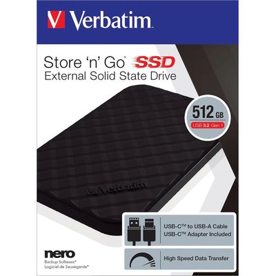 Verbatim Store n Go, 512GB, černý